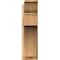 Ekena Millwork Westlake Rough Sawn Traditional Outlooker, Western Red Cedar, 8"W x 24"D x 28"H OUT08X24X28WTL01RWR - alternate 3